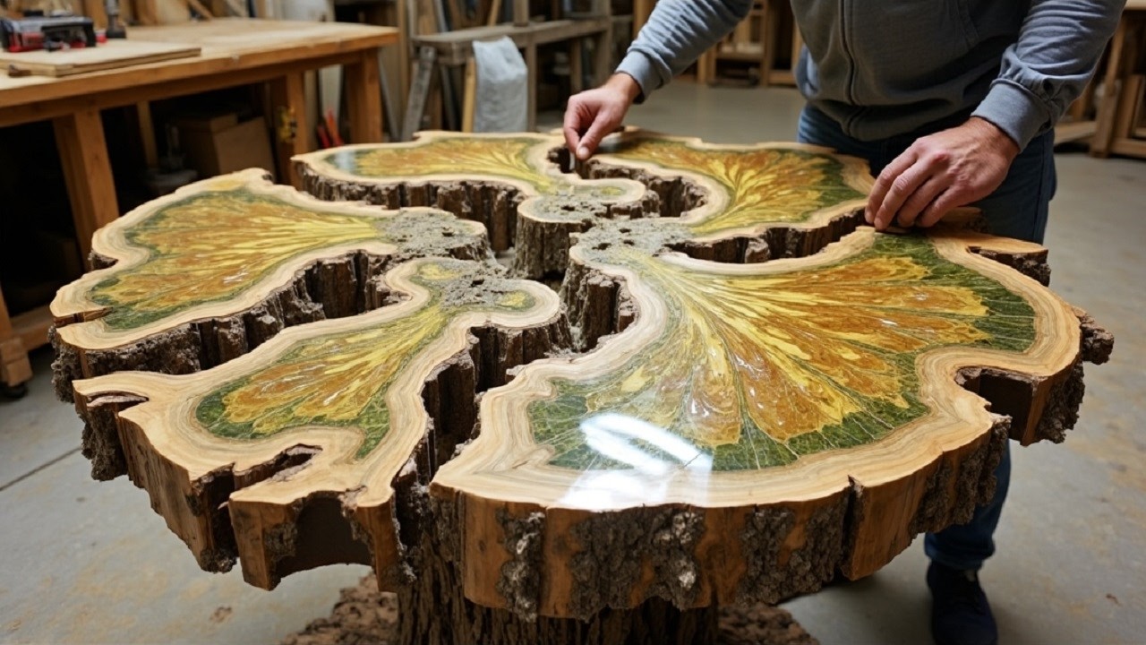 The Hidden Beauty Inside This Giant Burl Root Will Leave You Speechless!