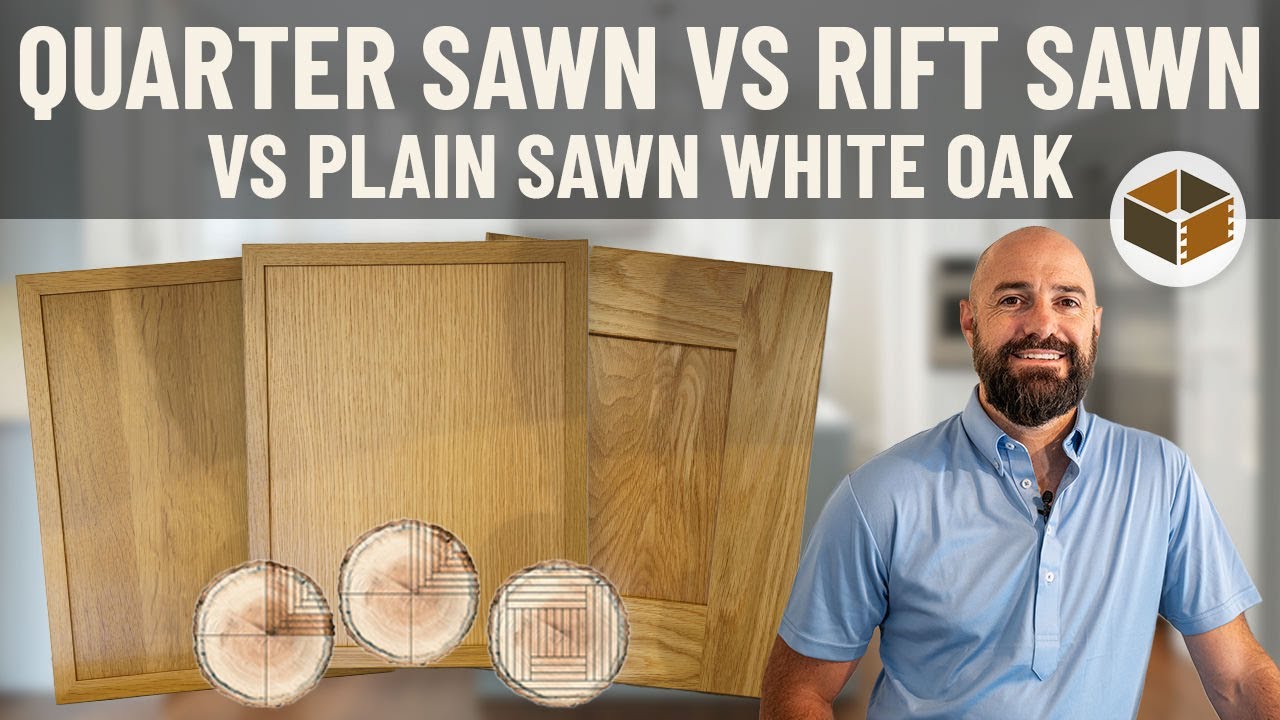 Quarter Sawn vs Rift Sawn vs Plain Sawn White Oak - Features & Benefits | RTA Cabinet Options