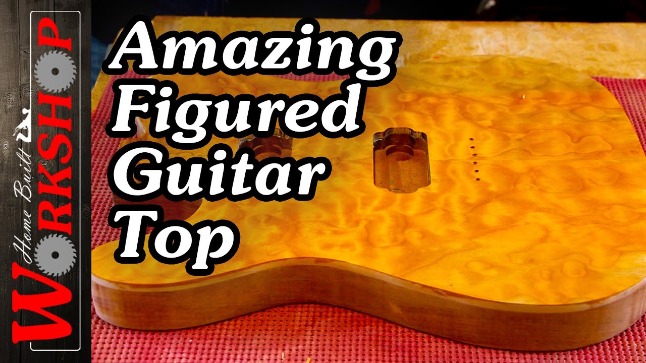 How to make a Quilted Maple Guitar Top (with minimal tools)