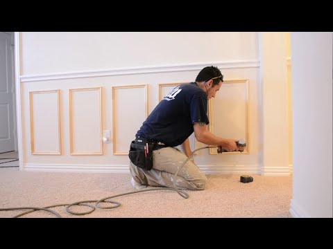 How to Install Chair Rail and Picture Frame Moulding