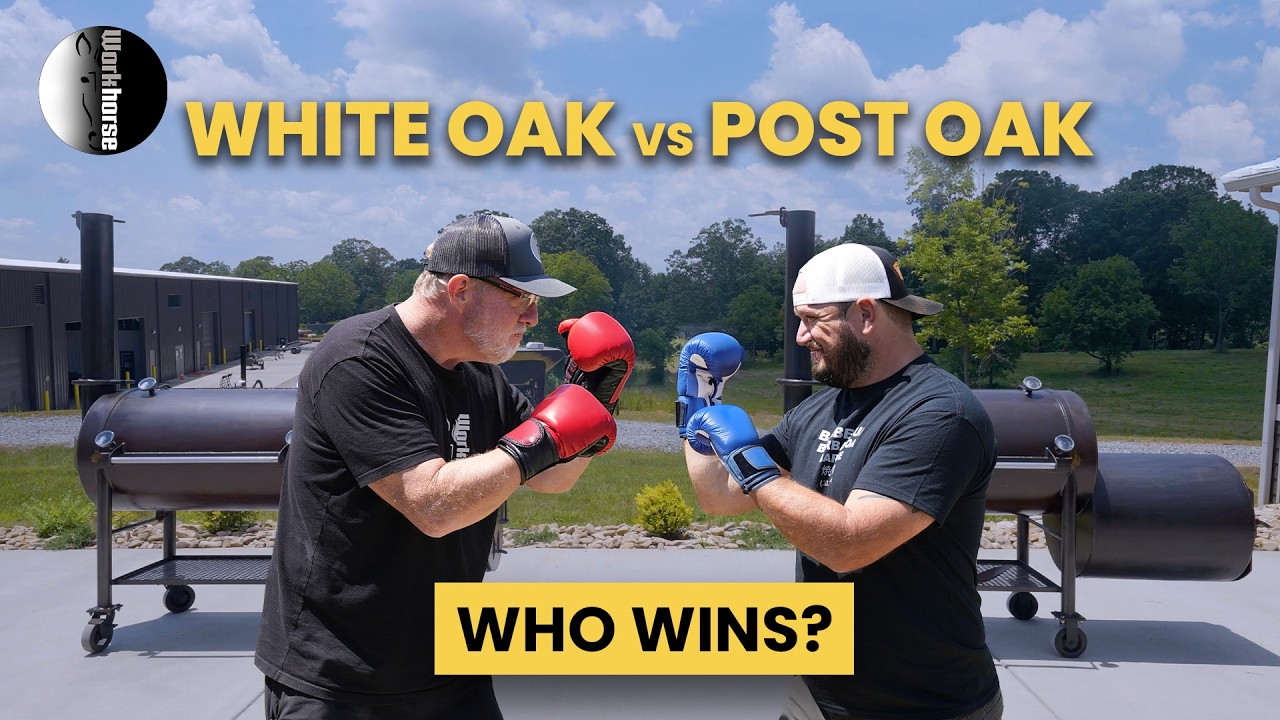 WHITE OAK vs TEXAS POST OAK / Which is best wood for BBQ?