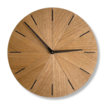 Minimalist oak clock - glamorwood