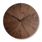 Minimalist walnut clock - glamorwood