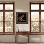 Yahya Sinwar - Palestinian Keffiyeh Cultural Wood Wall Art - Image 5