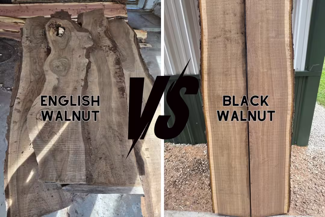 Comparison of English and Black walnut