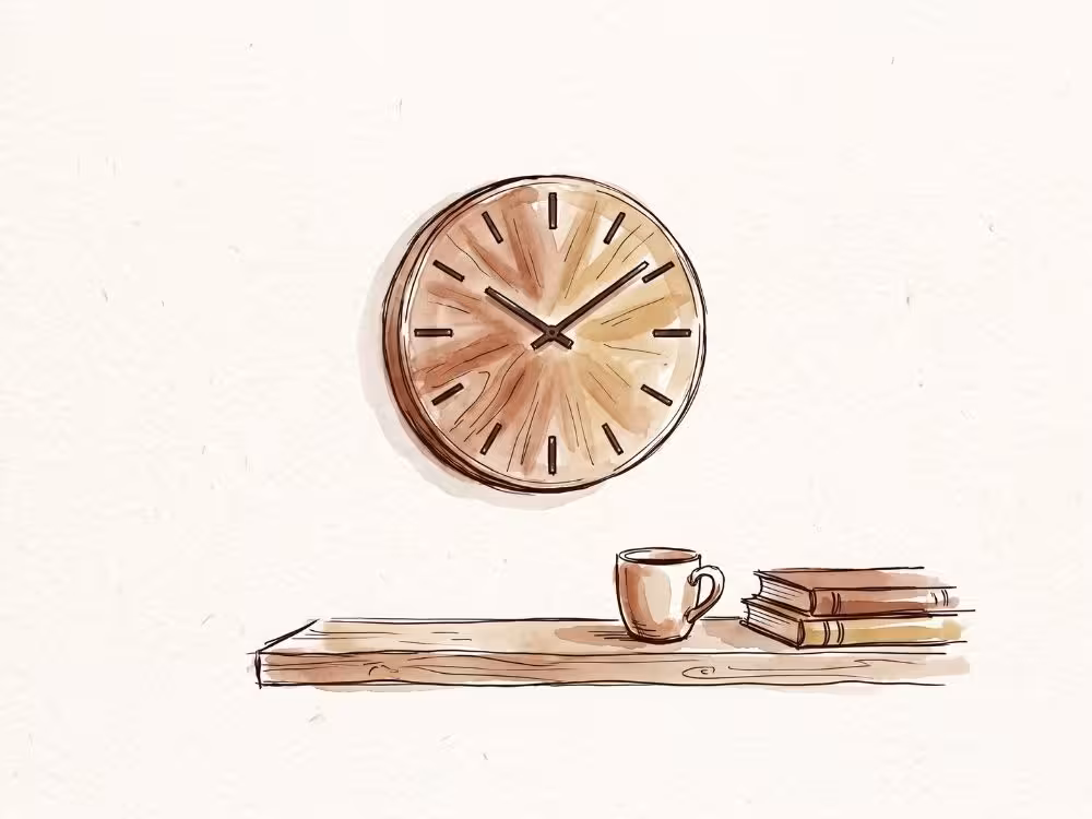 Ø30 cm wall clock
