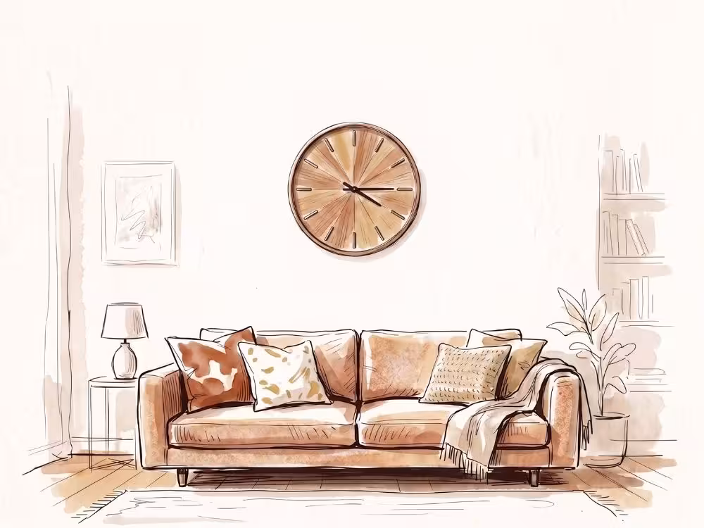 Ø50 cm wall clock