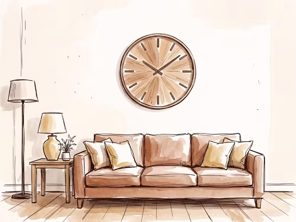 Ø60 cm wall clock