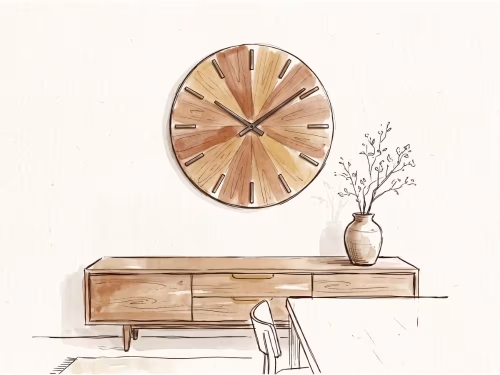 Ø80 cm wall clock